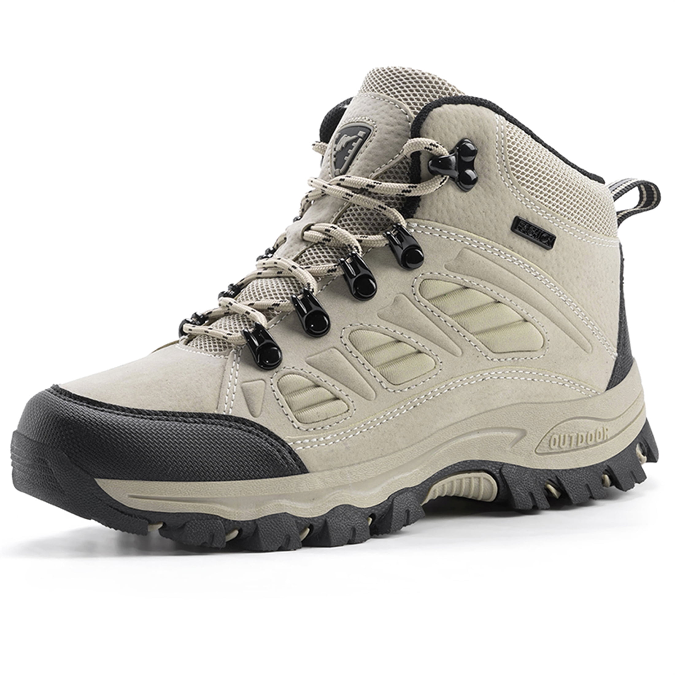 YOURDIARY Womens Mens Waterproof Anti-Slip Hiking Boots Outdoor Trekking Camping Trail Hiking Shoes