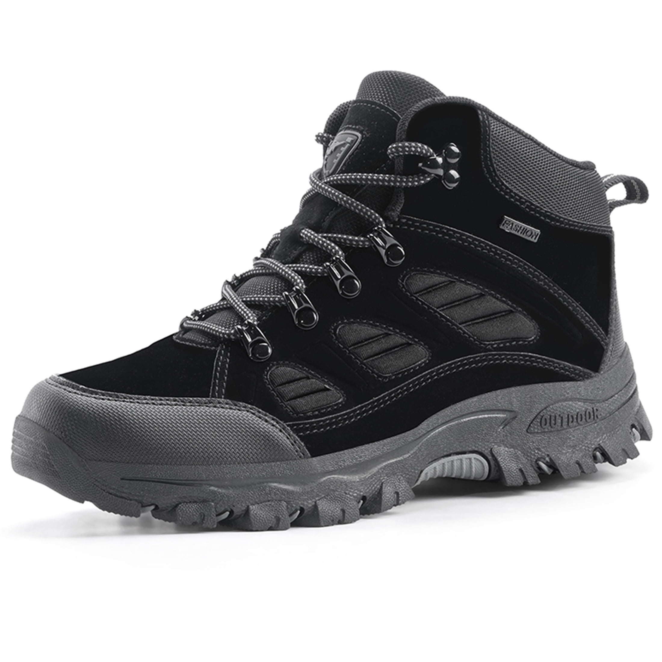YOURDIARY Womens Mens Waterproof Anti-Slip Hiking Boots Outdoor Trekking Camping Trail Hiking Shoes