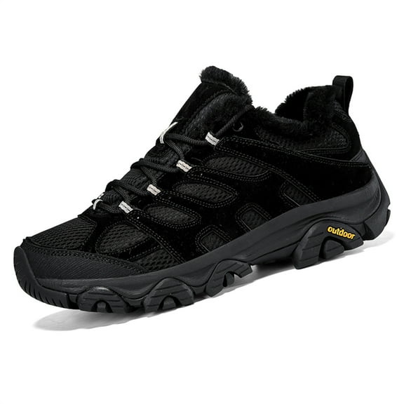 YOURDIARY Womens Mens Winter Hiking Shoes Comfortable Warm Walking Shoes