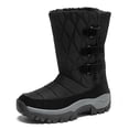 thumbnail image 1 of YOURDIARY Womens Snow Boots Outdoor Waterproof Winter Hiking Boots Faux Fur Lining Hook & Loop Closure, 1 of 8