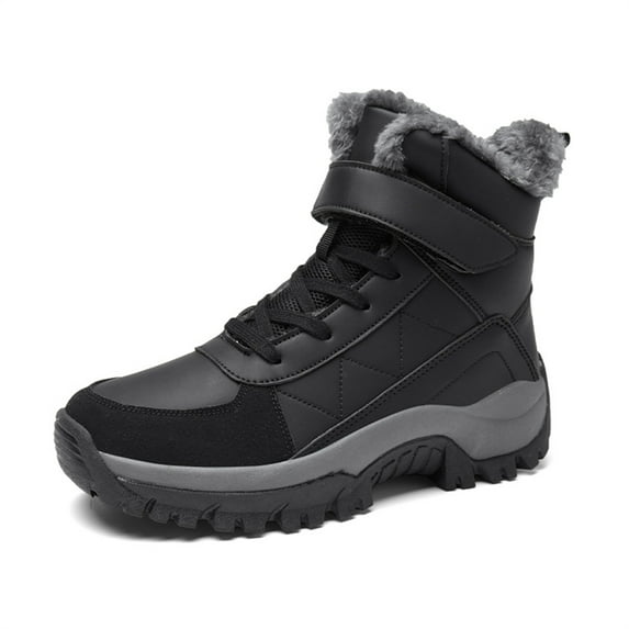 YOURDIARY Womens Snow Boots Waterproof Warm Fur Lined Winter Hiking Boot Non-slip Outdoor High-Top Shoes