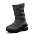 thumbnail image 1 of YOURDIARY Womens Waterproof Winter Snow Boots Warm Faux Fur Lined Outdoor Mid-Calf Booties Hook & Loop, 1 of 10