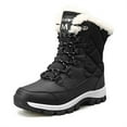 thumbnail image 1 of YOURDIARY Womens Winter Snow Boots Waterproof Anti-Slip Ankle-High Booties Faux Fur Lining, 1 of 8