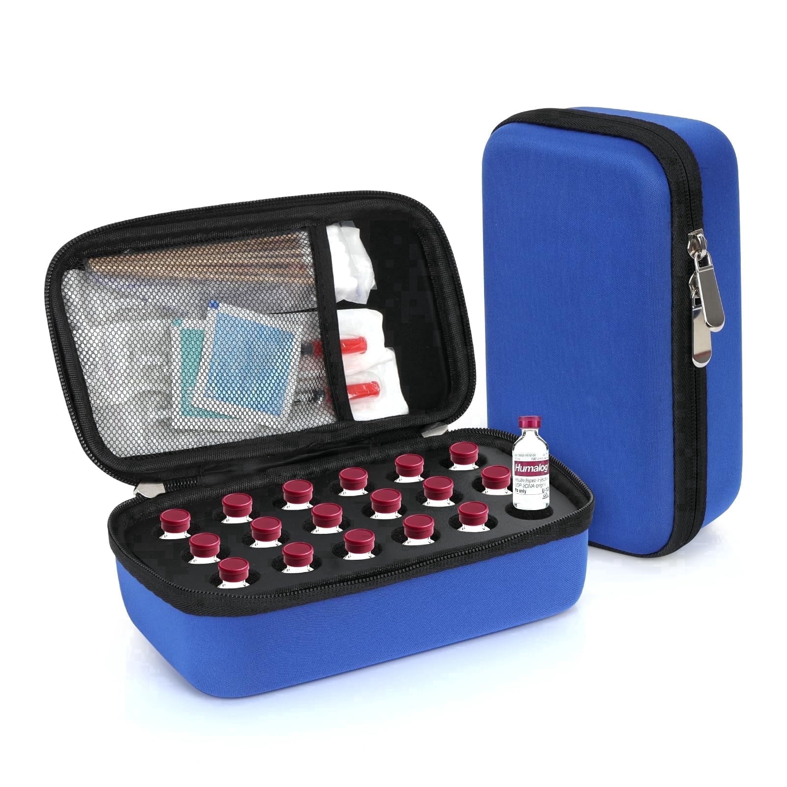 YOUSHARES 18 Slots Insulin Fridge Holder Storage Case, Insulin Cooler ...