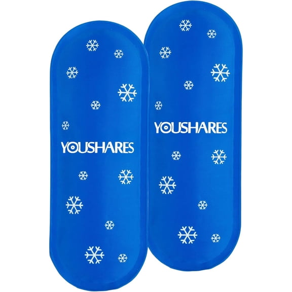 YOUSHARES Diabetes Ice Packs for Insulated Medication Travel Bag - TSA Approved Ice Packs for Insulin Cooler Travel Case, Mini Ice Packs Suitable for Most Medication Cooler Travel Case（2 Packs）