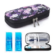 YOUSHARES Insulin Cooler Travel Case, Diabetic Travel Case TSA Approved with 2 Ice Packs for GLP-1, for Insulin Pens and Insulin Vials for Daily & Travel