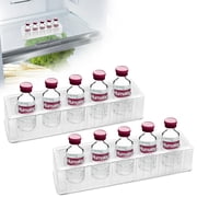 YOUSHARES Insulin Refrigerator Storage Tray - 10ml Peptide Vial Holder, 5-Slots Diabetic Insulin Organizer Case Compatible with U-100 Vials 24mm 0.94 inches Diameter - 2 Packs