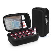 YOUSHARES Insulin Vial Holder - 18 Slot Peptide Travel Storage Fits Standard 10ml U-100 Vials, Peptide Case for Fridge, Portable Insulation Insulin Cooler Travel Case for Refrigerator Storage