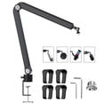 thumbnail image 1 of YOUSHARES Microphone Boom Arm - Weighted Metal Mic Arm Compatible with HyperX QuadCast Mic, Blue Yeti, Rode, Razer and Most USB Mic, Flexible Mic Boom Arm Desk Mount with 5 Freely Adjustable Joints, 1 of 7