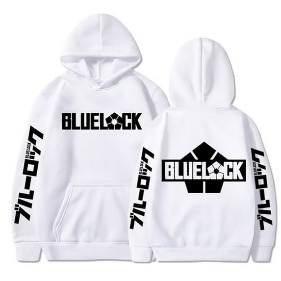 YOUSHENGER Anime Hoodie Fashion Print BLUE Hoodies Men Women Sweatshirts Casual LOCK Pullover Harajuku Hoodies