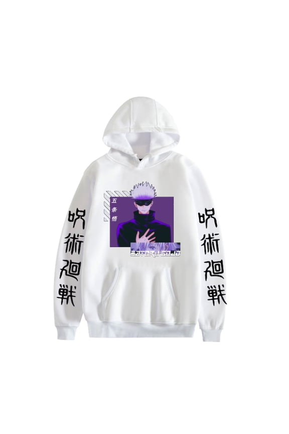Anime Hoodie Men Women Satoru Sweatshirts Harajuku Oversized Gojo Fleece Pullover Hoodies
