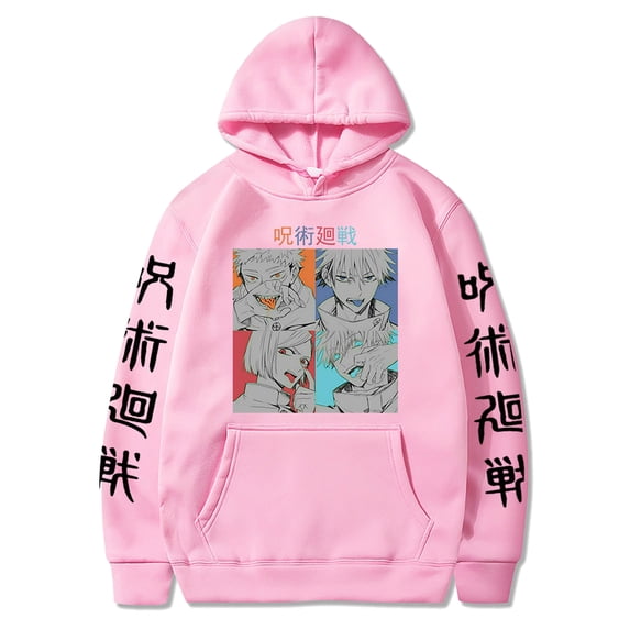 YOUSHENGER Anime Hoodie Satoru Pullover Hoodies Gojo Sweatshirts Men Women Spring Fall Long Sleeve Outtwear