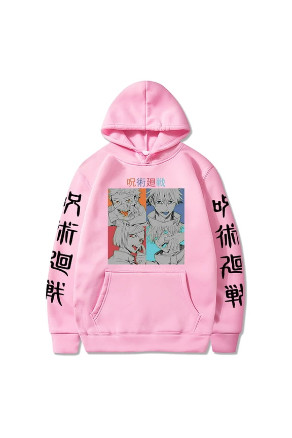 YOUSHENGER Anime Hoodie Satoru Pullover Hoodies Gojo Sweatshirts Men Women Spring Fall Long Sleeve Outtwear