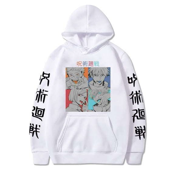 YOUSHENGER Anime Hoodie Satoru Pullover Hoodies Gojo Sweatshirts Men Women Spring Fall Long Sleeve Outtwear