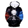 thumbnail image 1 of YOUSHENGER Anime Satoru Hoodie For Men Women Unisex Hoodies Sweatshirts Gojo Pullover 3D Hooded Outwear, 1 of 2