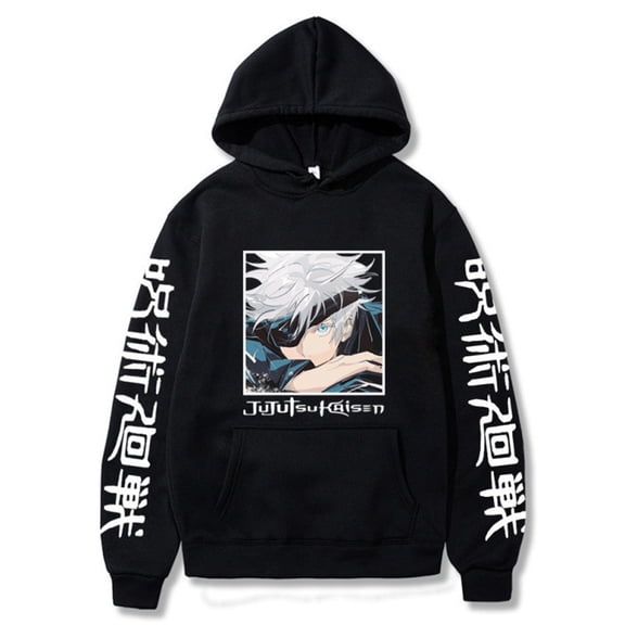 YOUSHENGER Anime Satoru Pullover Hoodie Gojo Sweatshirts Men Women Harajuku Hoodies Long Sleeve Streetwear