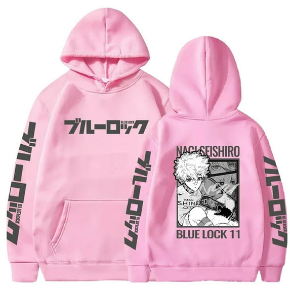 YOUSHENGER BLUE Hoodie Men Hooded Tops Fashion Anime LOCK Hoodies Women Autumn Winter Pullover Sweatshirts