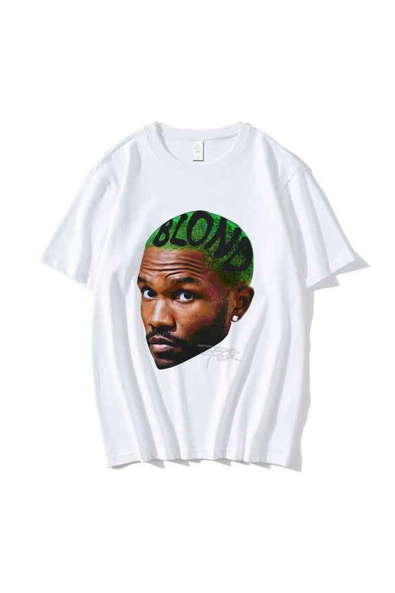 Frank T-Shirt For Men Tess Tops Fashion Short Sleeve Crewneck Ocean Rapper Women Tshirts