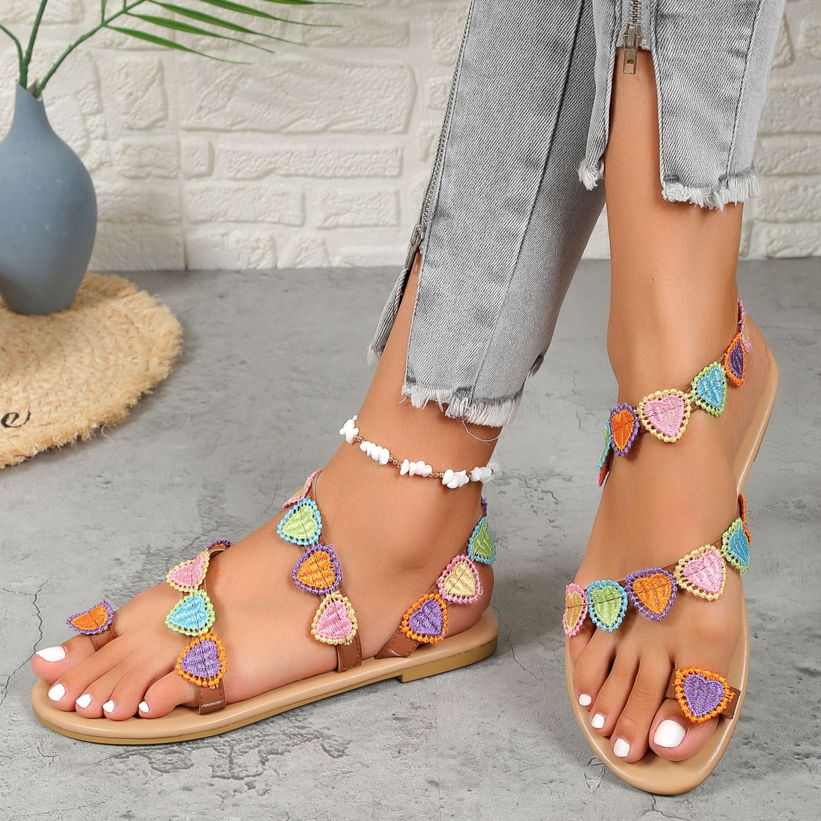 colourful ladies sandals