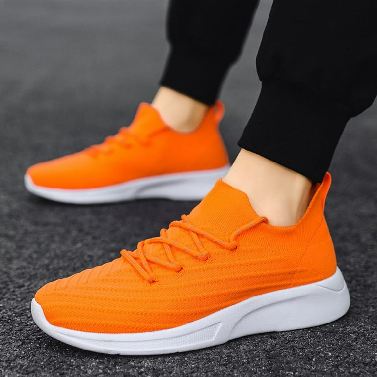 Shoes orange color store