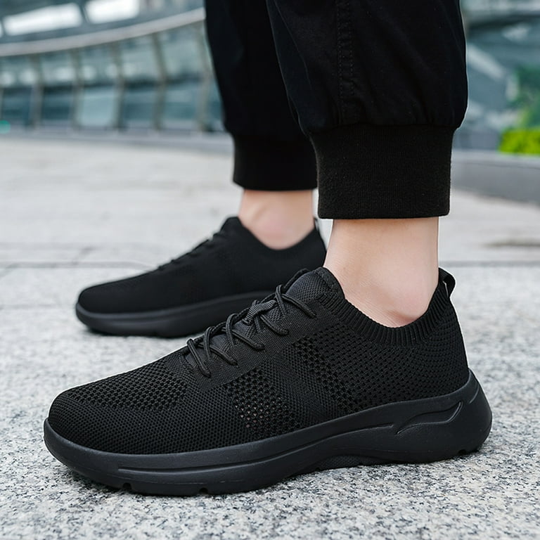 All black mesh shoes on sale