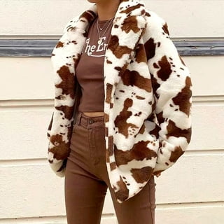 【IONSEOUL】Kicket Cow Crop Fur Jacket 5JH041 Cow Coat