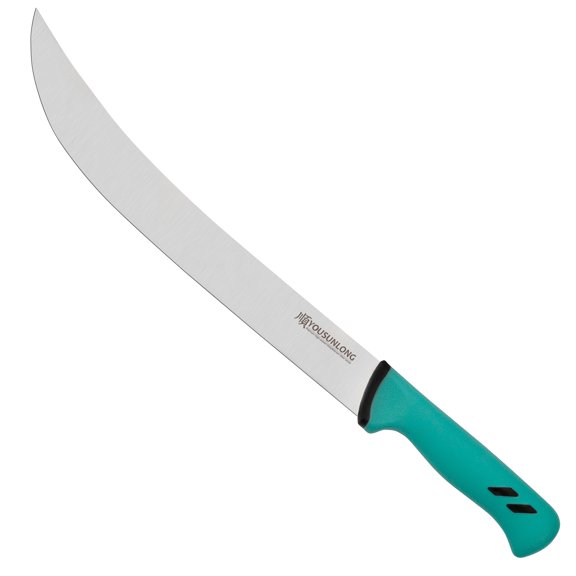 YOUSUNLONG 12-inch High-Carbon Molybdenum Steel Butcher Knife for Meat & BBQ