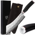 thumbnail image 1 of YOUSUNLONG Hybrid Cleaver Knife 9 Inch - Japanese Damascus Steel Butcher Knives, 1 of 6
