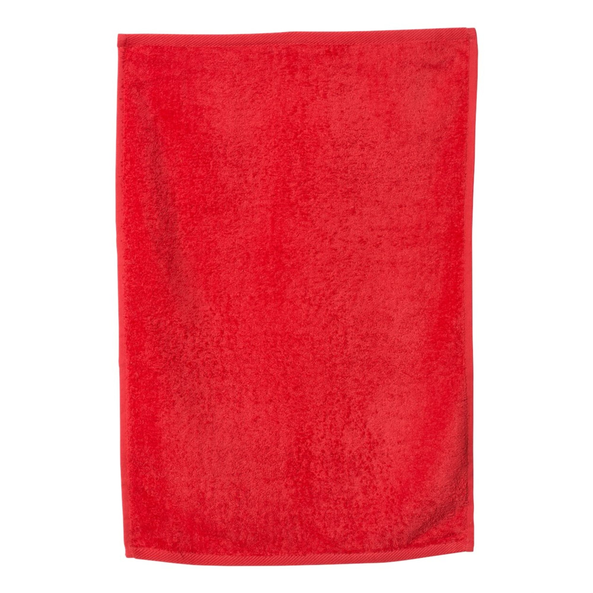 One Allium Way Orchard Ultra Absorbent Terry Cloth Hand Towel, Orange