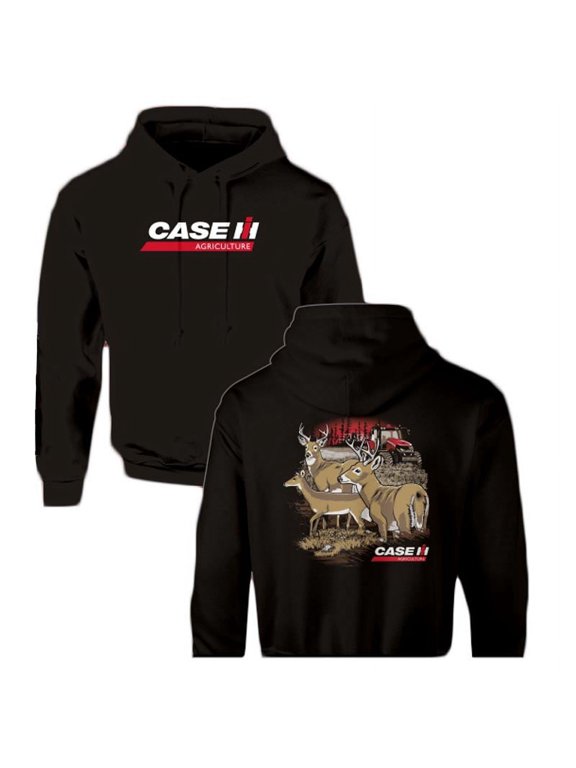 YOUTH Case IH Magnum in Field Black Hooded Sweatshirt exc-382