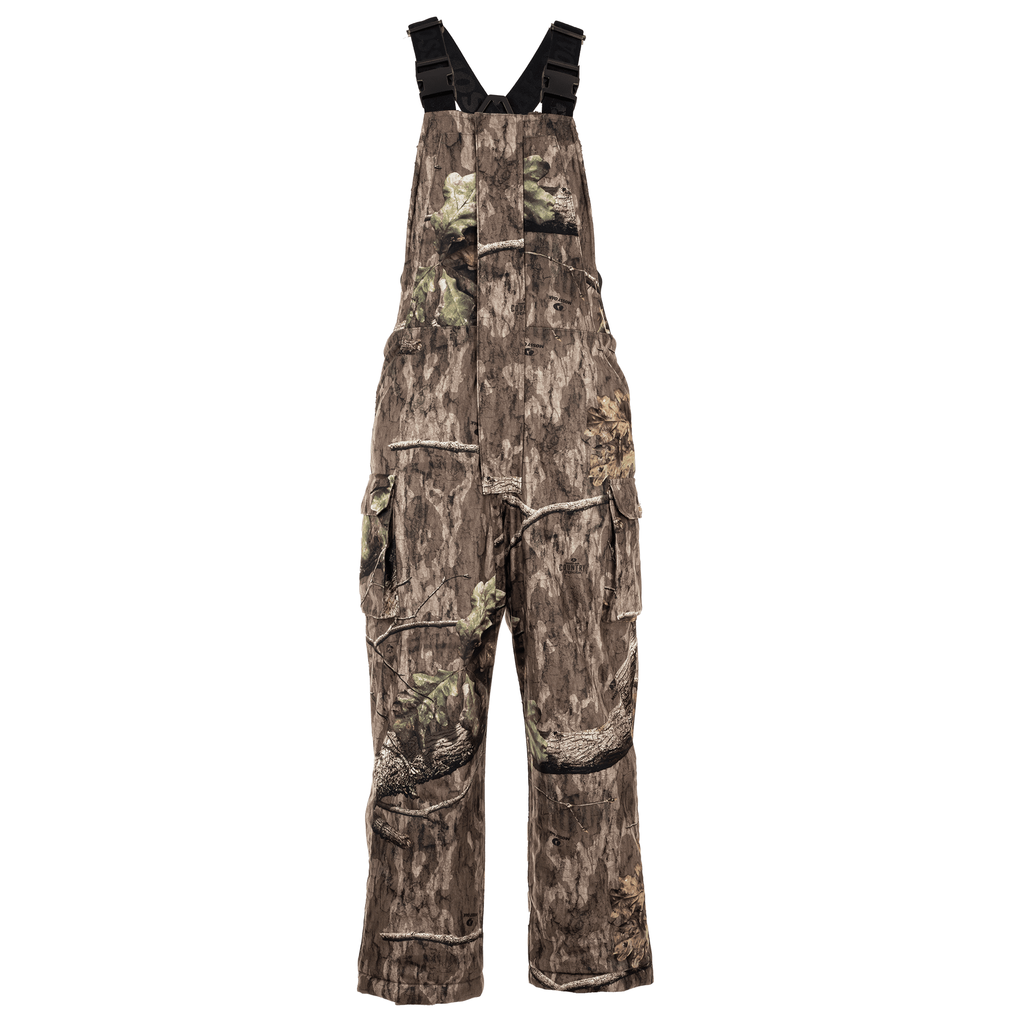 Mossy Oak Elements Youth Sherpa Lined Waterproof Hunting Bib, Mossy Oak Country Roots, Size Youth 2X-Large
