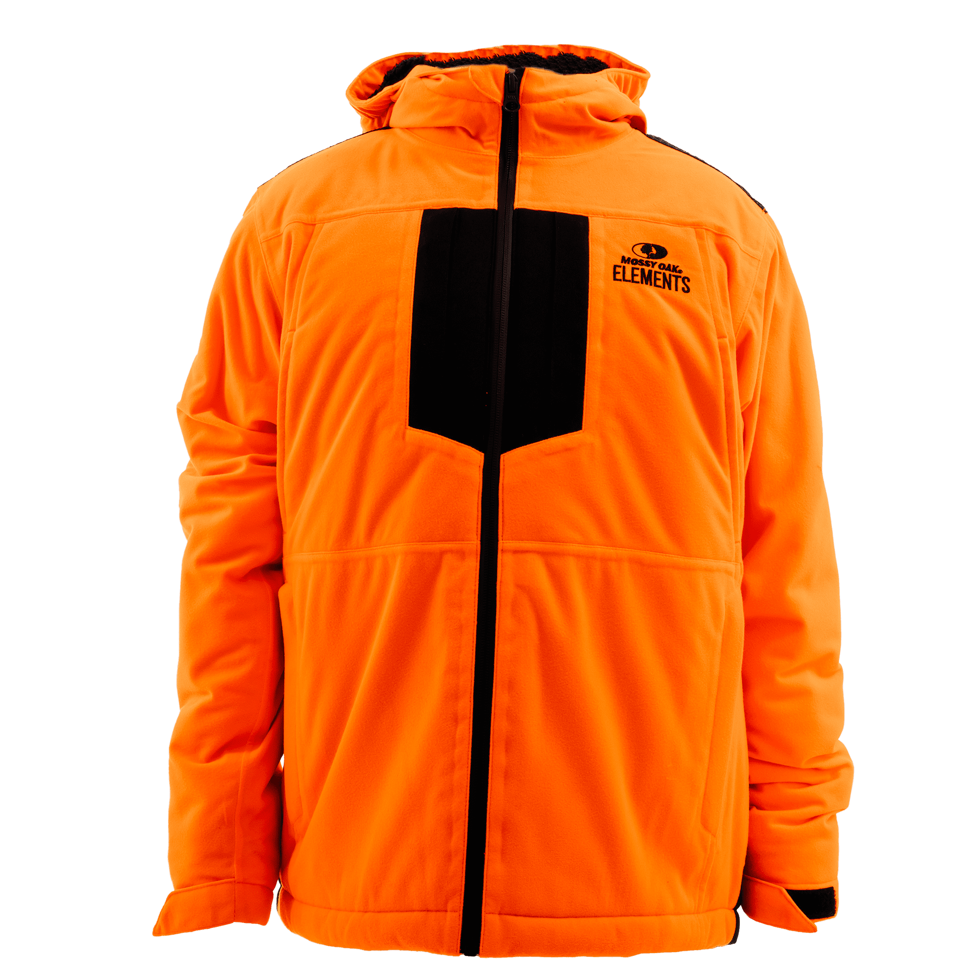 Mossy Oak Elements Youth Hunting Jacket Sherpa Lined Waterproof , Mossy Oak Blaze, Size Small