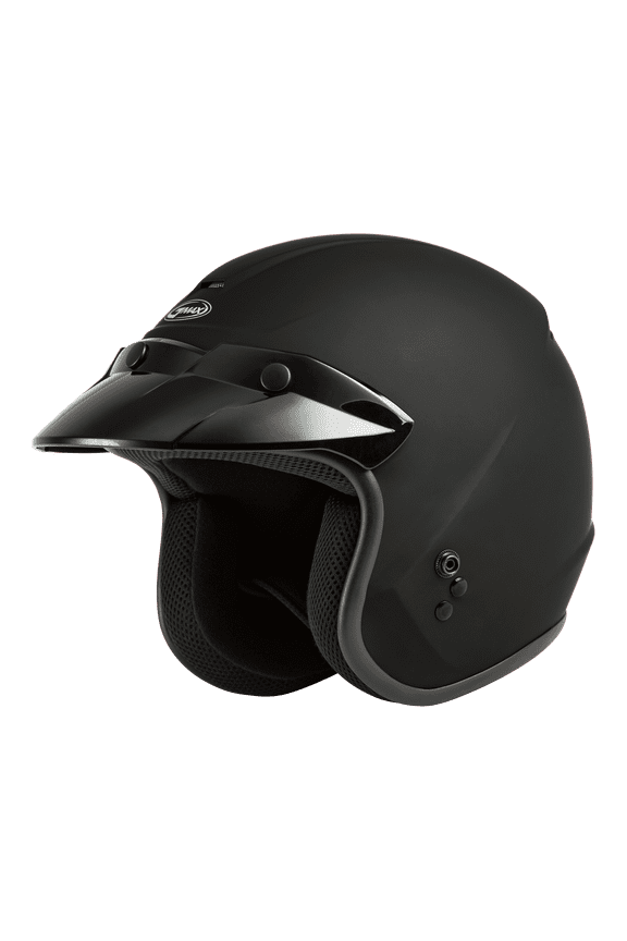 YOUTH OF-2Y OPEN-FACE HELMET MATTE BLACK YL