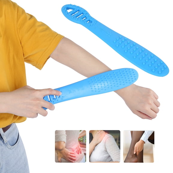 YOUTHINK 2 Pcs Set Fitness Pat Rod Massage Hammer Back Health Stick Massager Board Hand Muscle Developer Body Care, Massager,Body Care Pat