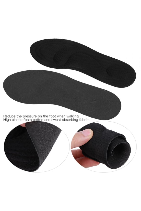 Arch Support Insole, High Elasticity Sponge Orthotic Insole, 4D For Work Boot,Walking,Running And Casual Shoes Men, Woman, Work, Running