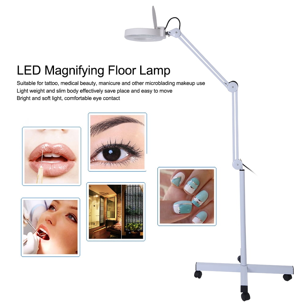 Adjustable Height Beauty Salon 5x 8x Magnifying Glass Floor Magnifier Lamp  Led Light For Eyelash Extension Aesthetics $20 - Wholesale China Beauty  Salon Led Light Magnifying Floor Lamp at factory prices from