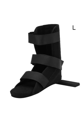 YOUTHINK Foot Fracture Boot, Outlook Simple Design Ergonomic For Home Black L