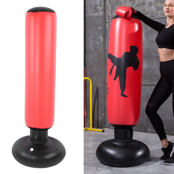 YOUTHINK Inflatable Boxing Column, Folded Vertical Boxing Pillar With English Description For Boxing