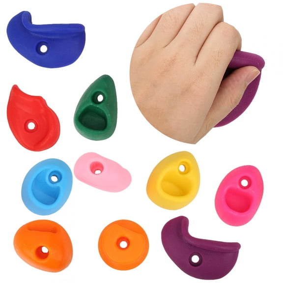 YOUTHINK Non‑ Multi‑Colored Climbing Holds, Large Rock Wall Grips, For Outdoor Training Climbing Holds Teaching