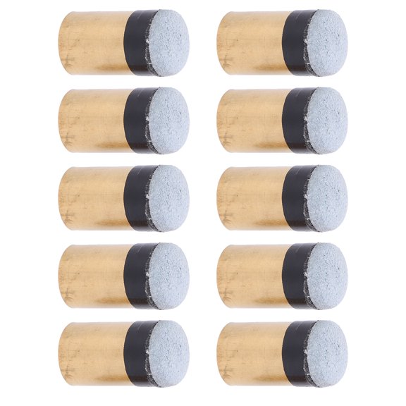 YOUTHINK Pool Tip, Billiards Pool Tip, Pratical Copper+PU Leather Easy To Install Snooker Tip For Glue On Tip