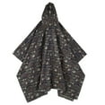 thumbnail image 1 of YOUTHINK Rain Poncho, Waterproof Army Hooded Ripstop Rain Poncho Military Camping Hiking, 1 of 7