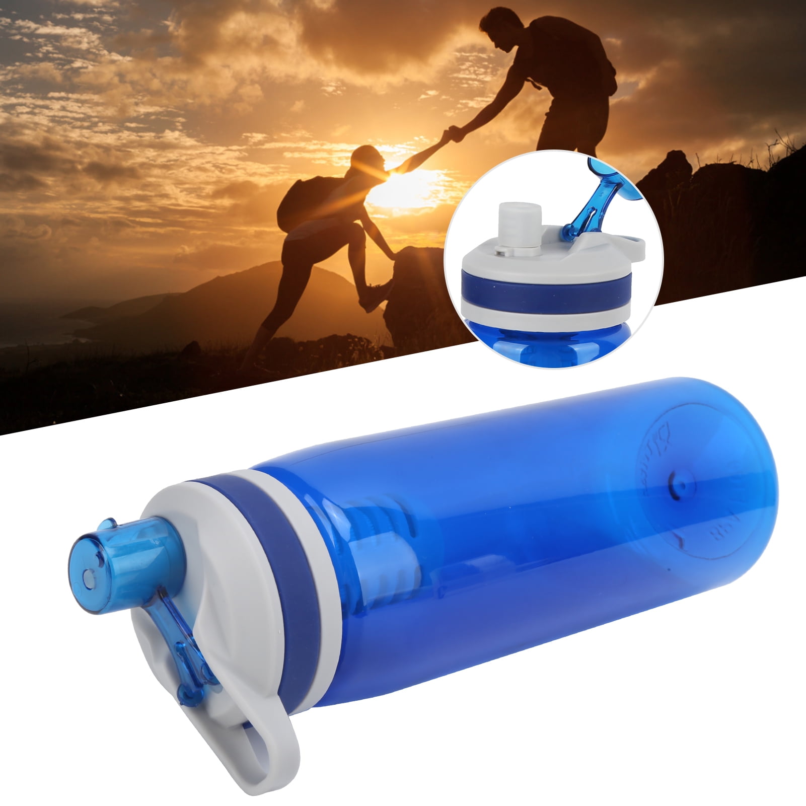 YOUTHINK Water Bottle Filter, Convenient 770ml Filtered Water Bottle For Camping Hiking Emergency For Outdoor Adventure