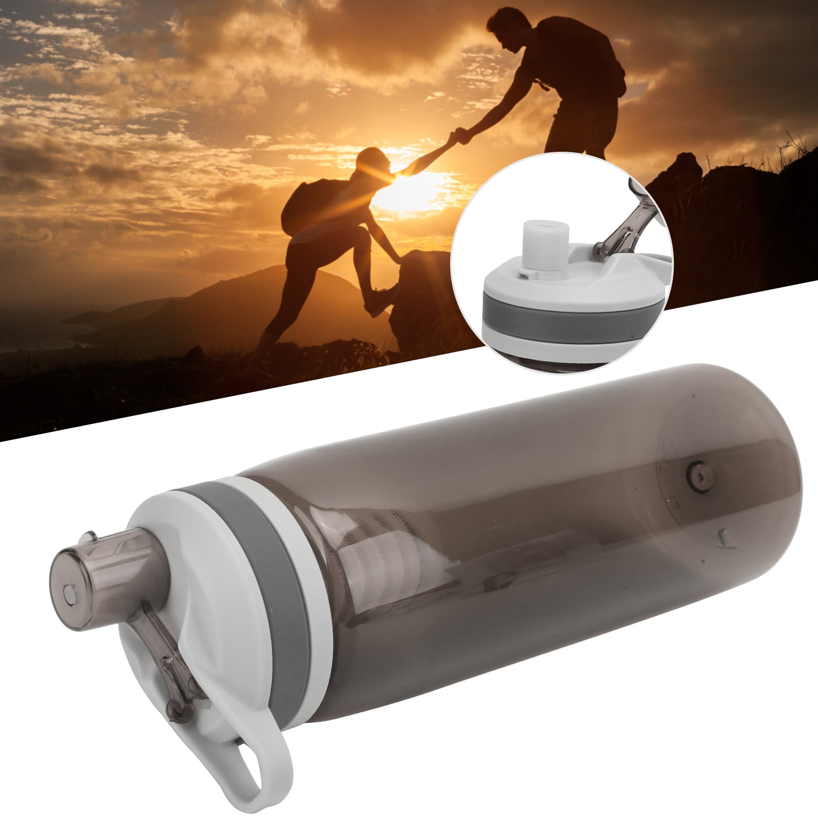YOUTHINK Water Bottle Filter, Convenient 770ml Filtered Water Bottle For Camping Hiking Emergency For Outdoor Adventure