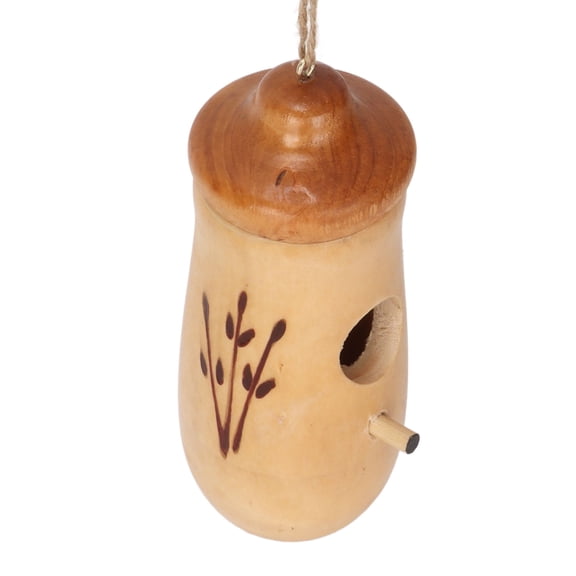 YOUTHINK Wooden Hummingbird House Outside Hanging Wooden Hummingbird House for Indoor Outdoor Garden Decor,Hummingbird Hut for Outside,Bird House