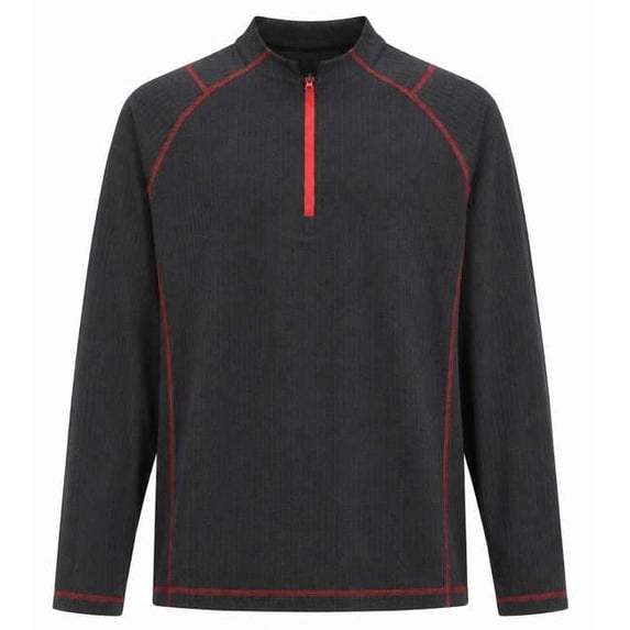 YOUTHUP Men's Half Zip Henley Shirt Relaxed Fit Quick Dry Athletic Pullover Raglan Activewear for Running & Outdoors