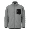 thumbnail image 1 of YOUTHUP Men's Full-Zip Fleece Jacket Classic Straight Fit Stand Collar Warm Winter Coat Outdoor Casual Layering Outerwear, 1 of 10