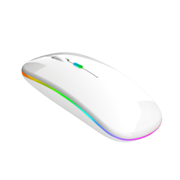 YOUTRADE Wireless Gaming Mouse | RGB Backlit, 1600 DPI, Rechargeable & Silent 2.4GHz | Ergonomic for PC/Mac/Android