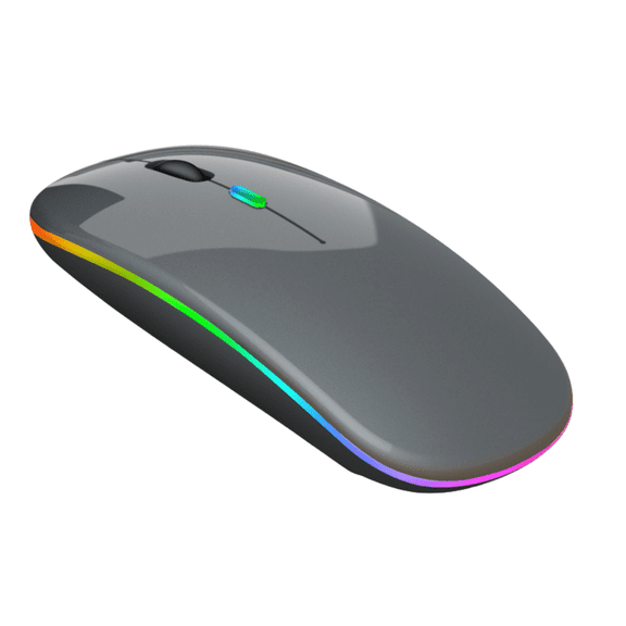 YOUTRADE Wireless Gaming Mouse | RGB Backlit, 1600 DPI, Rechargeable & Silent 2.4GHz | Ergonomic for PC/Mac/Android