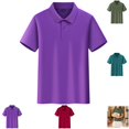 thumbnail image 1 of YOUYEDIAN Back to School Kids Polo Shirt Quick Dry Collared School Uniform Casual Short Sleeve T Shirts, 1 of 1