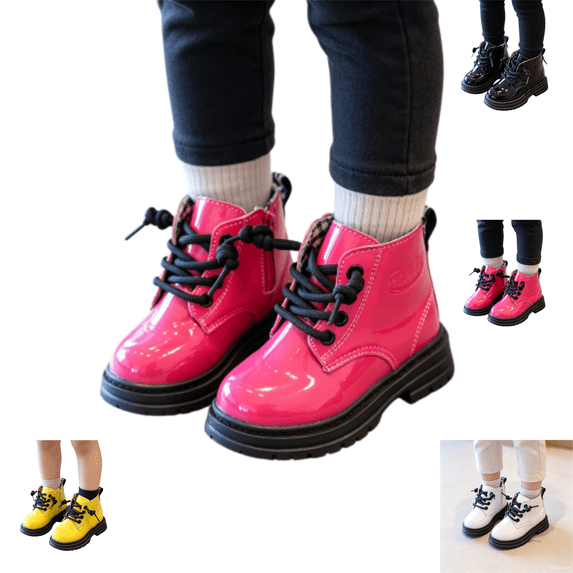 YOUYEDIAN Boots for Kids Fashion Classic Ankle Boots Toddler Boys Girls Casual Trendy Booties